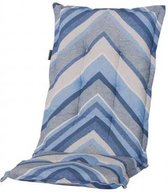 Madison Tuinstoelkussen hoge rug 50x123 cm Jenna blue