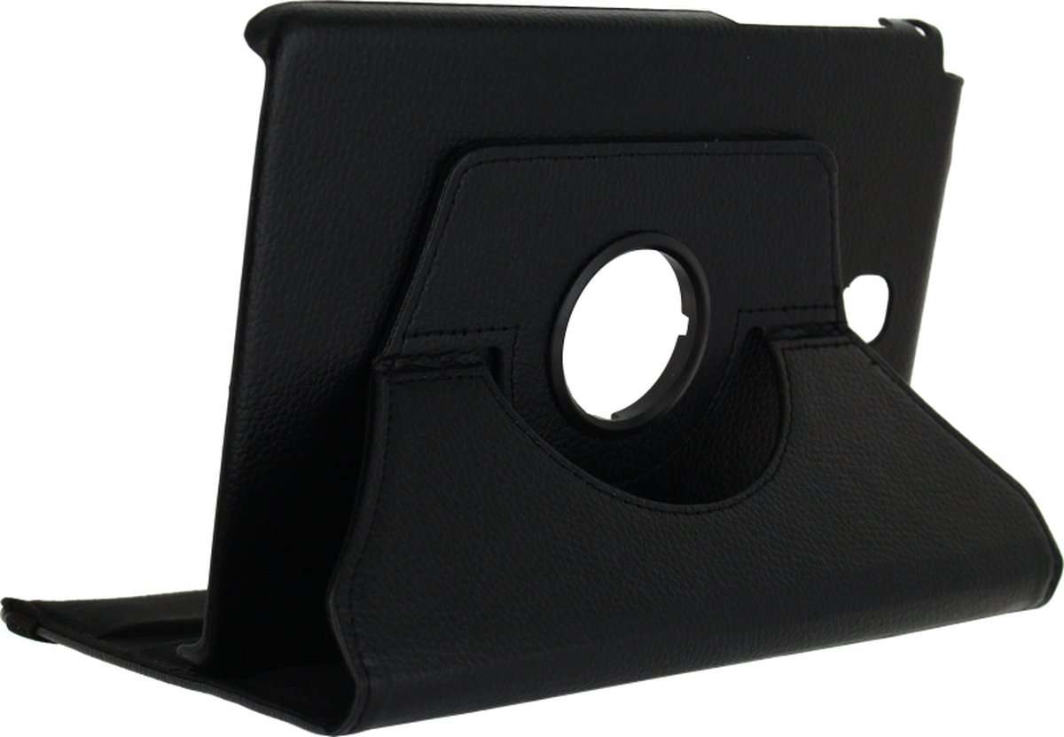 Xccess Tablethoes geschikt voor Samsung Galaxy Tab A 8.0 Hoes | Xccess Rotating Stand Draaibare Bookcase - Zwart
