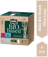 Bella Maandverband Bio Based Ultra Maxi 100% Bamboe Vegan (8 stuks in), Biogebaseerd, milieuvriendelijk, gemaakt met bamboe - 8 stucks