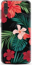 My Style Telefoonsticker PhoneSkin For Samsung Galaxy A30s/A50 Red Caribbean Flower