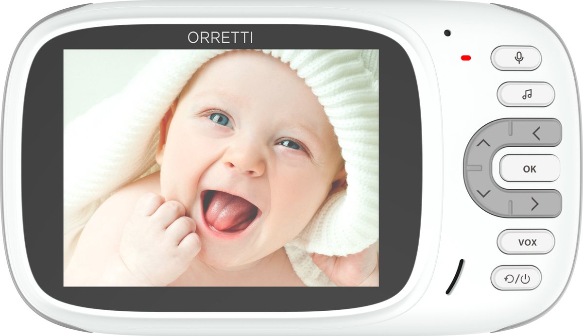 Orretti® V11 Babyfoon met camera - Op Afstand Draaibaar - Nieuw Model 2022  - Sterke... | bol.com