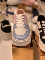 Ward Platform Dames Sneakers - Sportief en casual - Outdoor - Maat 40 - Paars met Roze