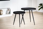 Haluta Lava Salontafel - Set van 2 - Zwart