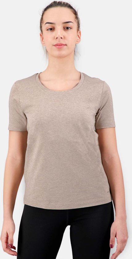 Artefit Tunya T-shirt coupe régulière pour femme - Chemise pour femme - Oatmeal Melange - XL