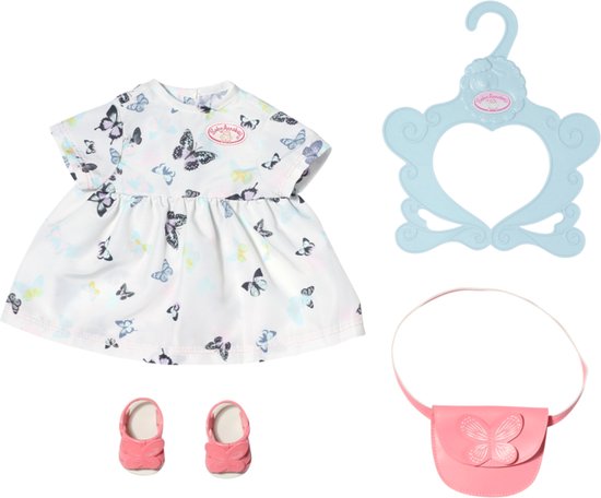 Baby Annabell Vlinderjurk - Poppenkleding 43 cm