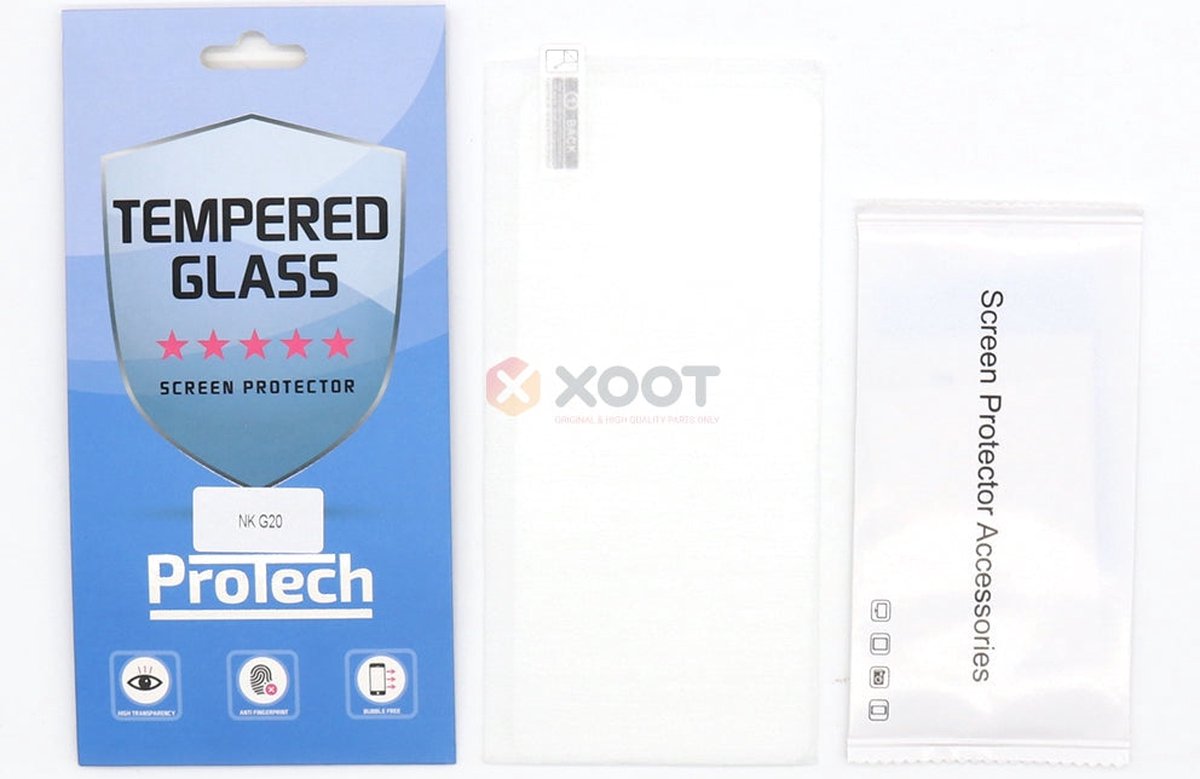 MF Nokia G20 Screenprotector - Tempered Glass - Beschermglas - Gehard Glas - Screen Protector Glas 2 stuks