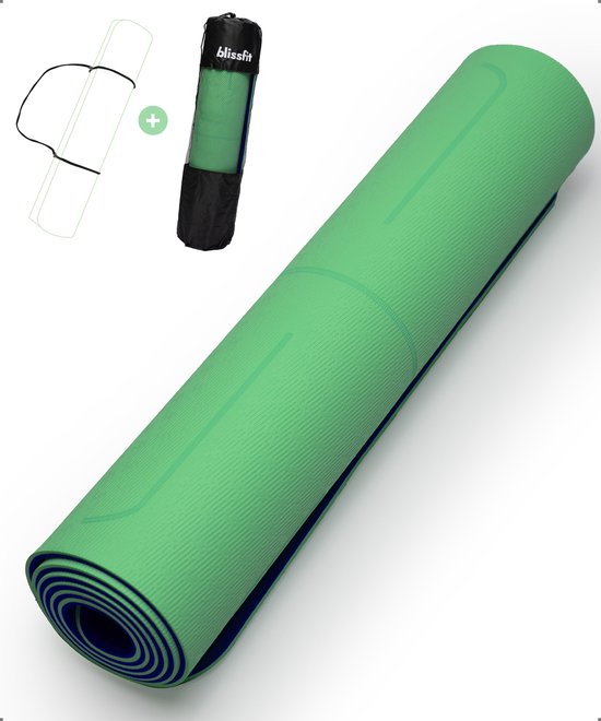 Tapis de sport avec anti-dérapant - Tapis de Yoga extra épais (6mm