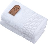 PandaHome - Handdoeken - 5 delig - 5 Handdoeken 50x100 cm - 100% Katoen - Groene Handdoek - Handdoeken katoen