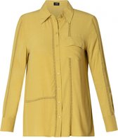 YEST Giulla Blouse - Leek Green - maat 40