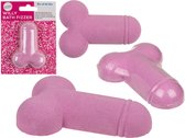 Strawberry Bath Fizzer Penis Shape