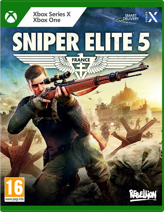 Cover van de game Sniper Elite 5 - Xbox Series X/Xbox One