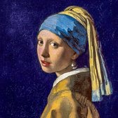 Borduurpakket Meisje met Parel van Johannes Vermeer - 50 x 50 cm - Aida stof 5,5 kruisjes/cm (14 count)