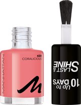 MANHATTAN Cosmetics Nagellak Last & Shine Coralicious 430, 8 ml