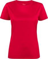 Printer T-Shirt Active Run Dames 2264026 Rood - Maat S