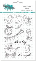 Sweet Baby Awaiting Clear Stamps Set (866014)