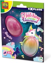 SES - Explore - Groeiende unicorns - 2 surprise eieren - laat eenhoorns groeien