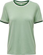 Only T-shirt Onllouisa Sport S/s Top Cs Jrs 15275057 Frosty Green/green Lurex Dames Maat - XS