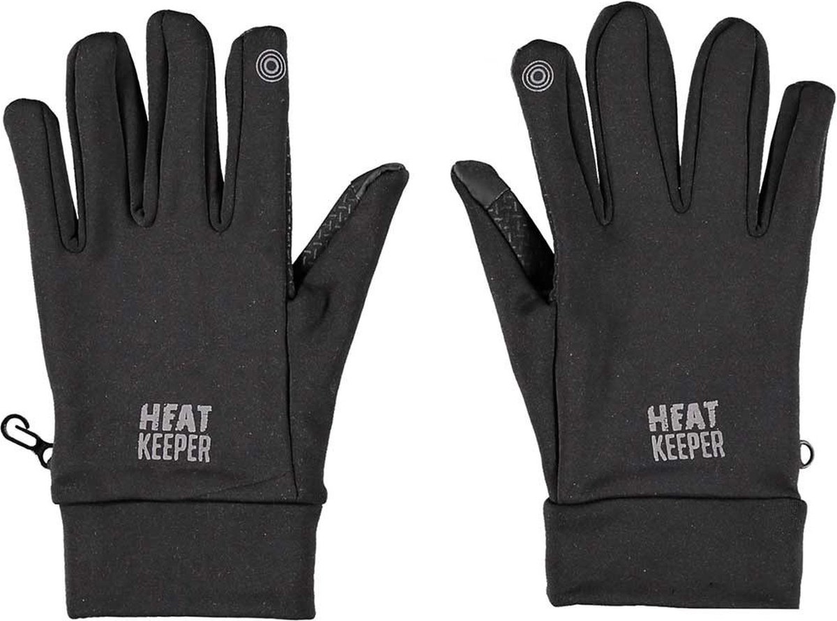 Zwarte thermo touchscreen handschoenen voor heren Warme handschoenen voor volwassenen L