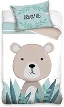 KD® - Beer Baby Dekbedovertrek Dream Big - 100 x 135 cm - Katoen