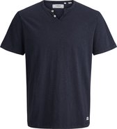 PRODUKT PKTGMS RET TEE SPLIT NECK SS  Heren T-shirt - Maat S