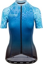 BIORACER VESPER DAMES WIELERSHIRT SNAKE BLAUW Maat XL