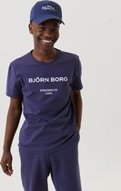 Björn Borg - T-Shirt - Tee -  Korte Mouw - Boys - 110-116 - Blauw