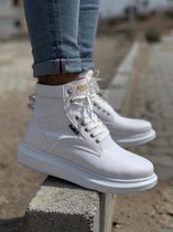 Knack Heren Sneaker - wit - hoge sneakers - schoenen - comfortabele - 404 - maat 40