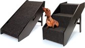 Croci dog ramp trap flip tweezijdig zwart 66,5x35,5x51 cm