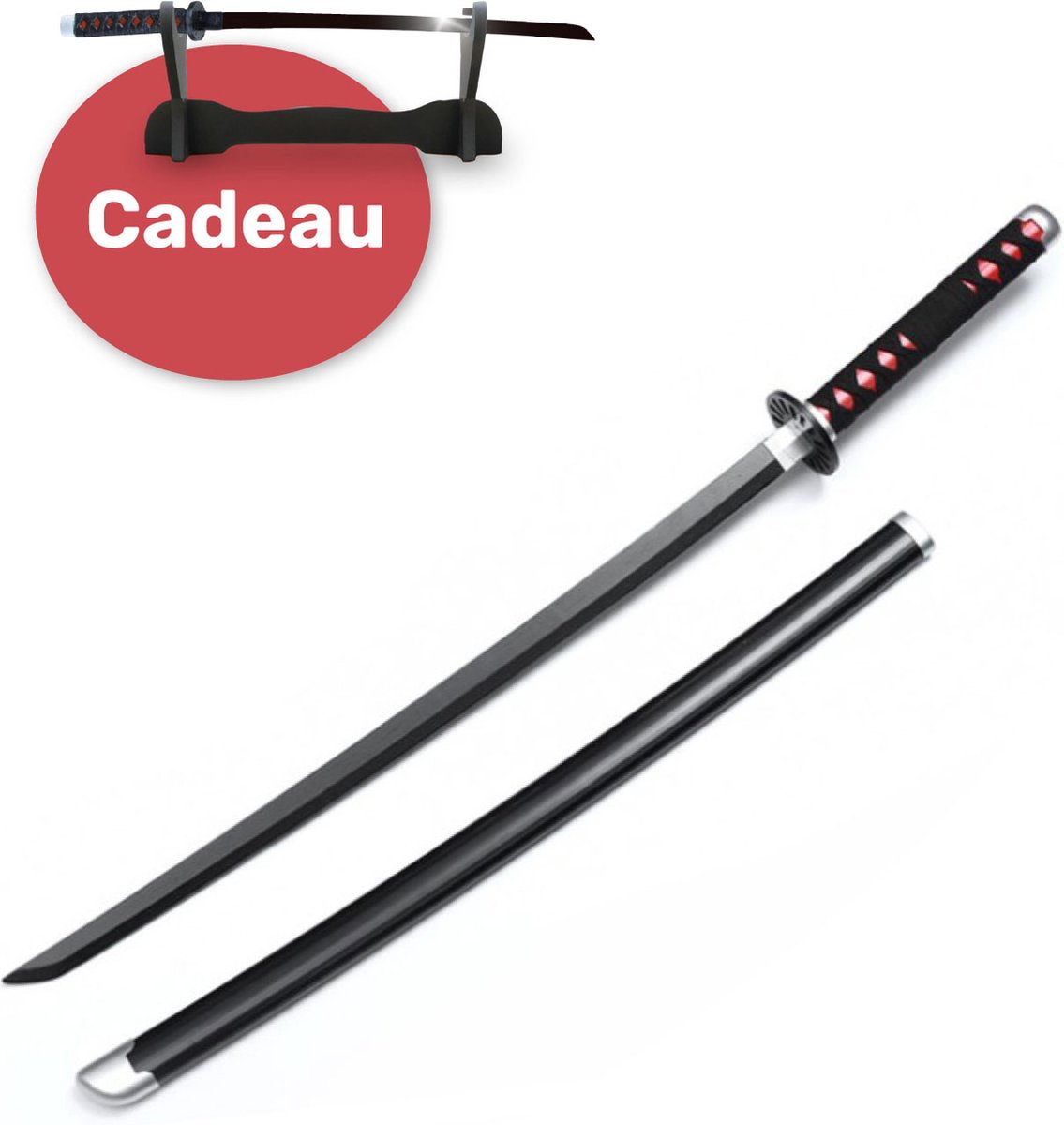 Katana XXL 104cm zenitsu Katana zwaard Inclusief standaard