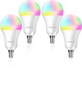 WiFi Smart Light Bulb, Maxcio 9W RGB Color WiFi Light Bulb Compatibel met Amazon Alexa en Google Home, E14 Led Smart Light Bulb Afstandsbediening via gratis APP, Timer en Sharing (