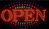 LED open bord XXL - Licht reclame bord