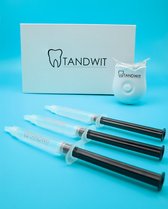 TANDWIT - Teeth Whitening Kit - Tandenbleekset - Tandenblekers - 100%  Veilig! - Witte Tanden in 10 min