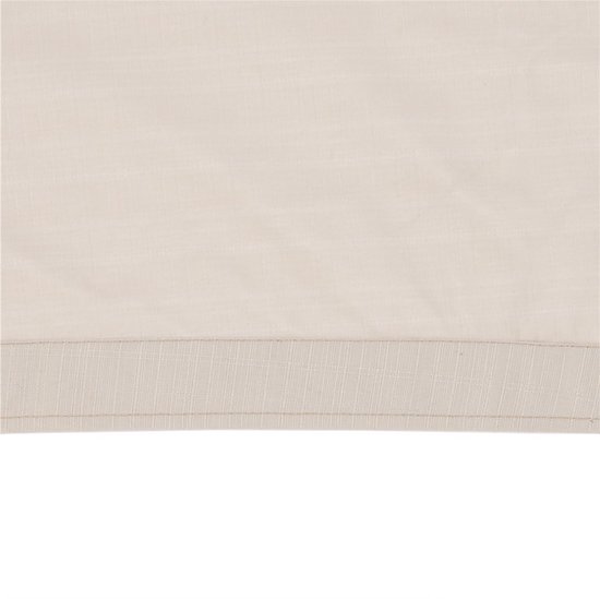 Livn Schaduwdoek Livigno Oxford Driehoek 3.6m Naturel - 95% UV-bescherming - Dikte doek: 270 gr/m2 - Inclusief bevestigingskoord en RVS bevestigingsringen van Livn — afbeelding 2