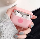 AirPods Pro hoesje appel - Light Pink - AirPods Pro Case apple - Airpods Pro Cover apple- Lichtroze