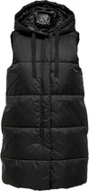 Only Jas Onlnewasta Puffer Waistcoat Cc Otw 15230642 Black/black Stri Dames Maat - XL