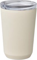 Kinto To Go Tumbler 360ml - wit - rvs thermosbeker - koffiecup - herbruikbaar - koffiebeker