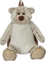 rugtas knuffel beer Embroidery buddy