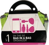 Bagage - Organizer - Tas - Make up - Beautycase -  Handbag organizer - Opberg vakken - Groen