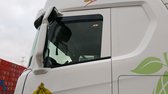 Scania new next Generation Albatros windschermen set licht getint a 2 stuks type S / R model vanaf 2016 pasvorm raamspoilers fenders visors