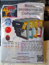 Brother LC 980/985/1100 Huismerk.