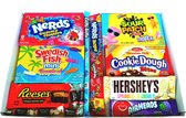 Amerikaans snoep pakket 2 - American candy box - USA VS snoep - Nerds - Hersheys - Sour Patch