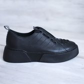 NATUURLIJKE LEREN CASUAL DAMES SCHOENEN MAAT 38