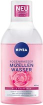 NIVEA - Rosenwater Micellair water, gezichtsreiniging met MicellAir-technologie en natuurlijk rozenwater, zacht micellair reinigingswater (400 ml)