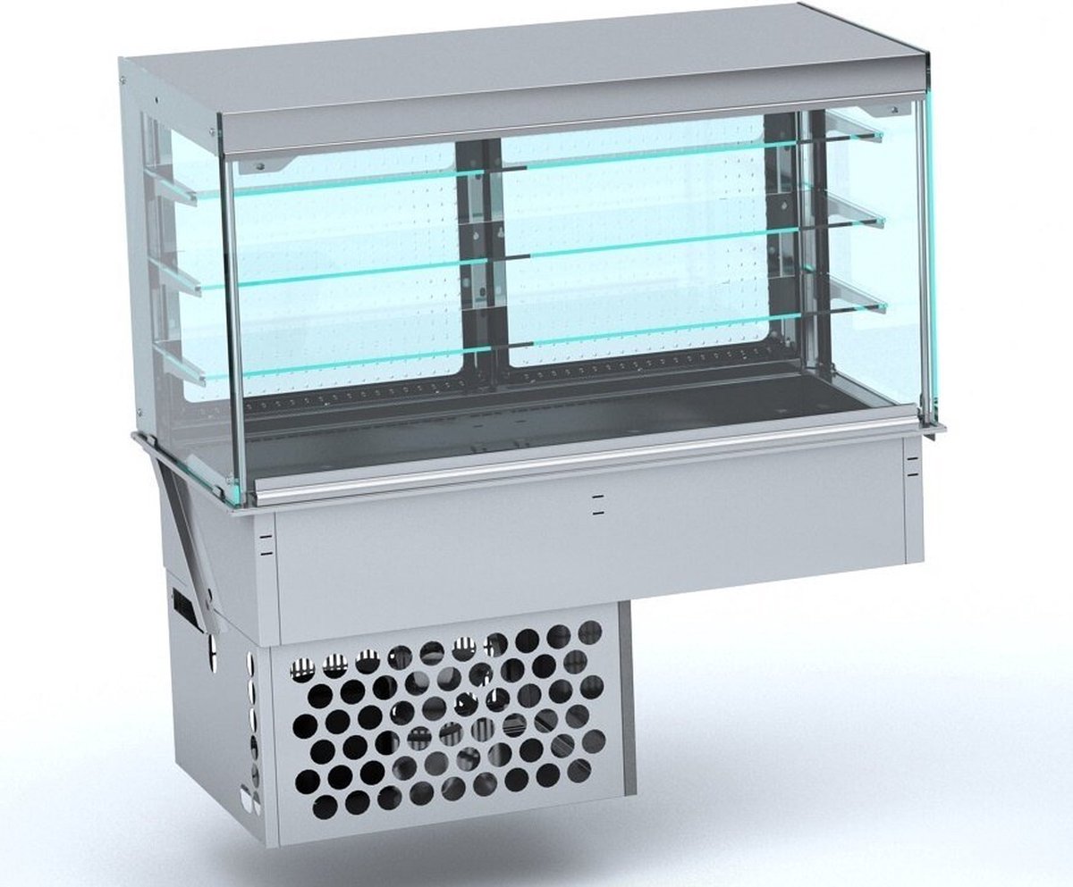 Drop-In Koelvitrine Recht - Gesloten 4/1, CombiSteel 7495.0125