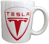 TESLA mok | Mok logo Tesla | voor de echte liefhebber | als cadeau of lekker voor jezelf