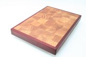 Sluiter Woodwork - Snijplank - Rubberhout met padoek rand - uniek - kopshout