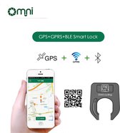 Viatel GPS fietsslot met GPS Live Tracking | Smartphone App | Smart 110dB alarmsysteem | spaakverzachting / Omni high quality waterproof smart bike sharing lock 4G GPS and wireless APP unlock quickly