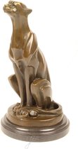 Beeld - brons - cheetah - 29,7 cm hoog