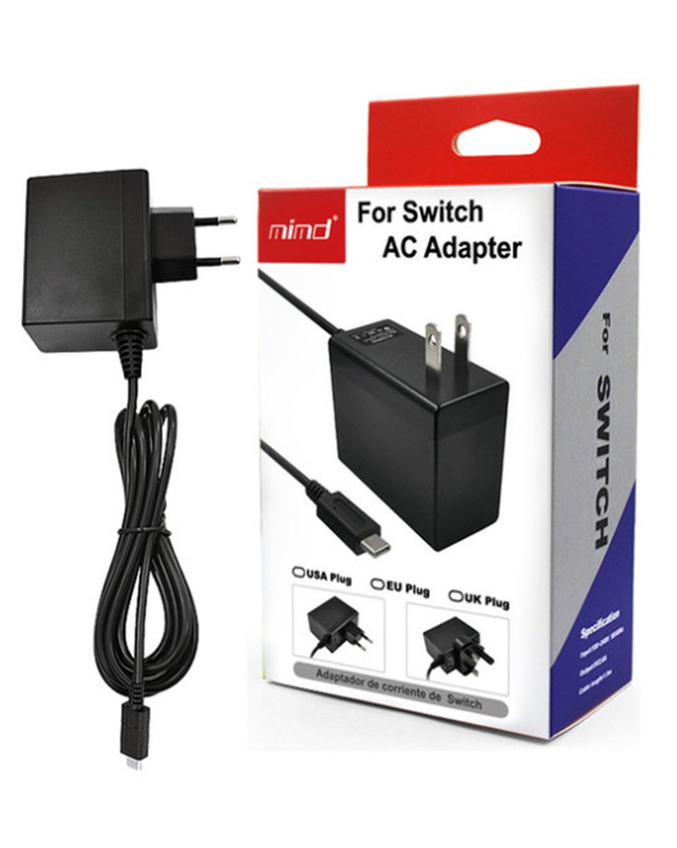 Chargeur Type-C AC pour Nintendo Switch 100-240V - Accessoire pour manette  - Achat & prix