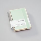 Semikolon - Notitieboek - Heritage Line - Mucho - A5 - Moss